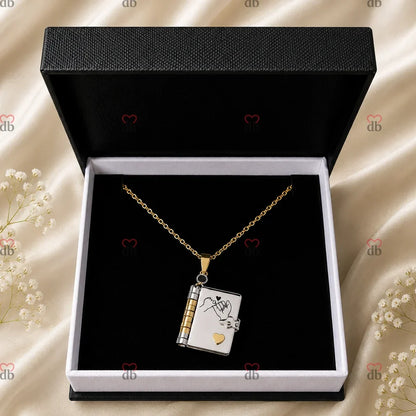 For Daughter - I'm Always With You Book Necklace