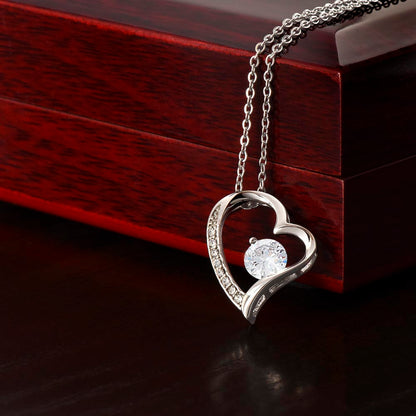 To My Beautiful Mom I Love you "Heart Necklace"