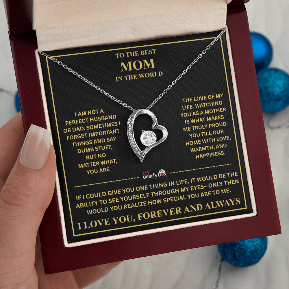 To The Best Mom - Forever Love Necklace