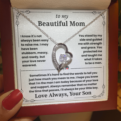 To My Mom - "Heart Love" Necklace