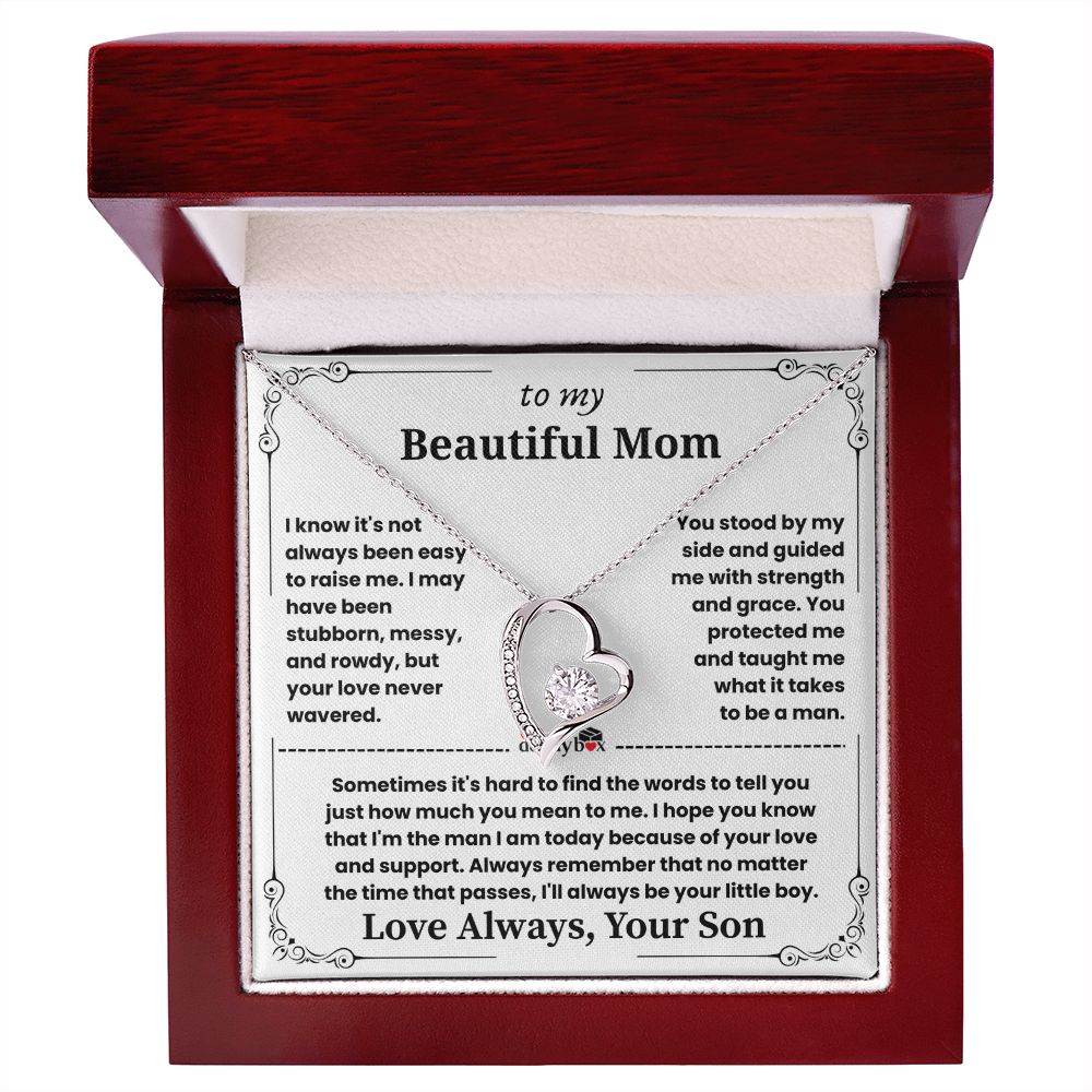 To My Mom - "Heart Love" Necklace