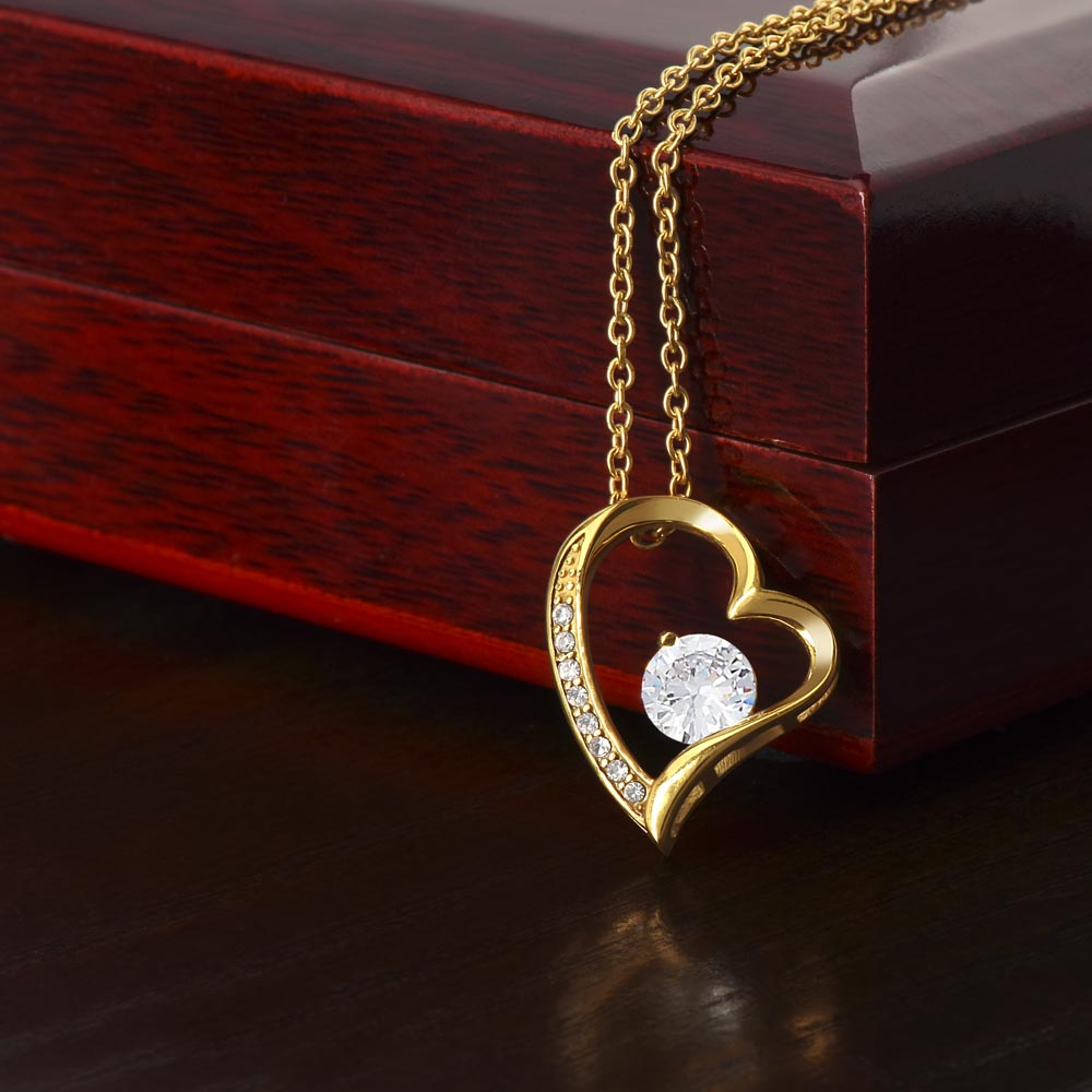 To My Bonus Daughter - "My Family Forever" Necklace