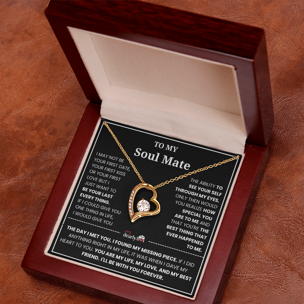 To My Soulmate || Forever Love Necklace