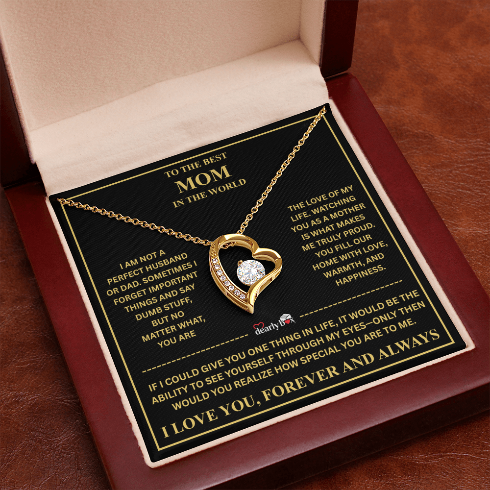To The Best Mom - Forever Love Necklace