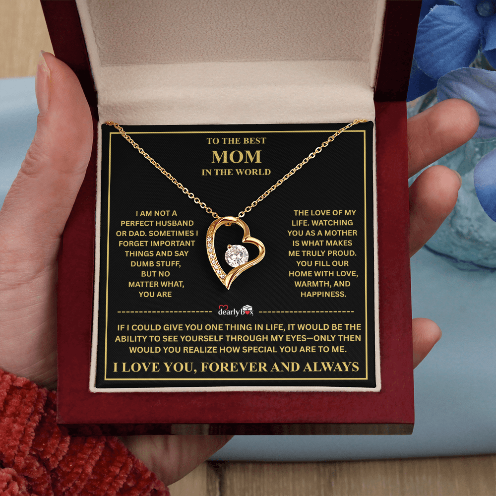 To The Best Mom - Forever Love Necklace