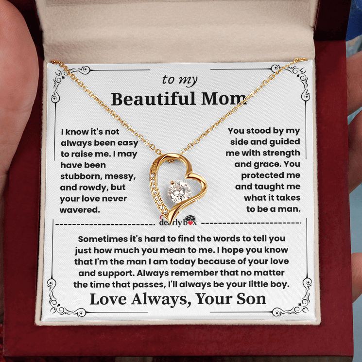 To My Mom - "Heart Love" Necklace