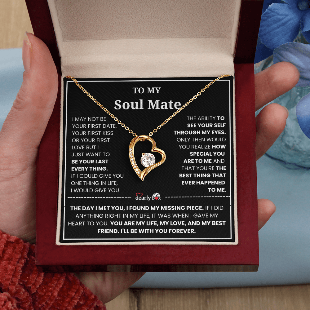 To My Soulmate || Forever Love Necklace