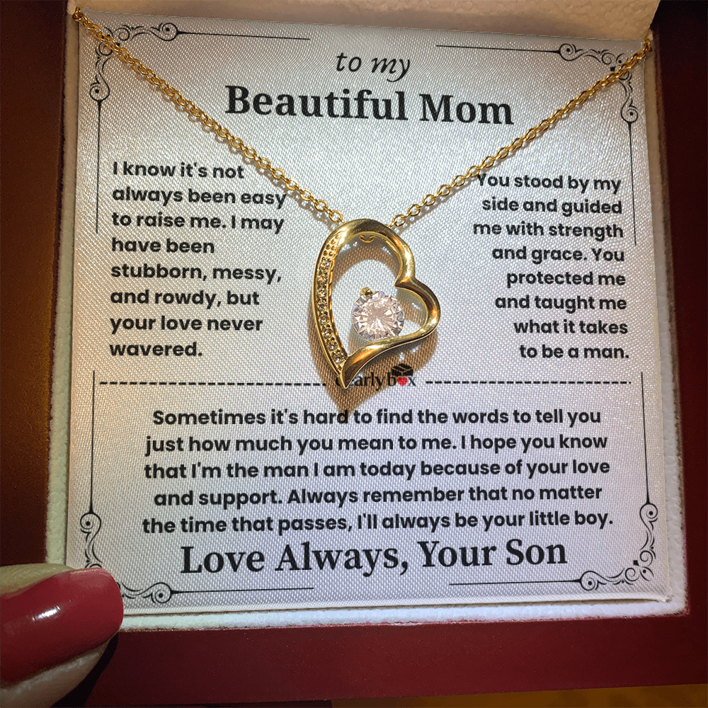 To My Mom - "Heart Love" Necklace