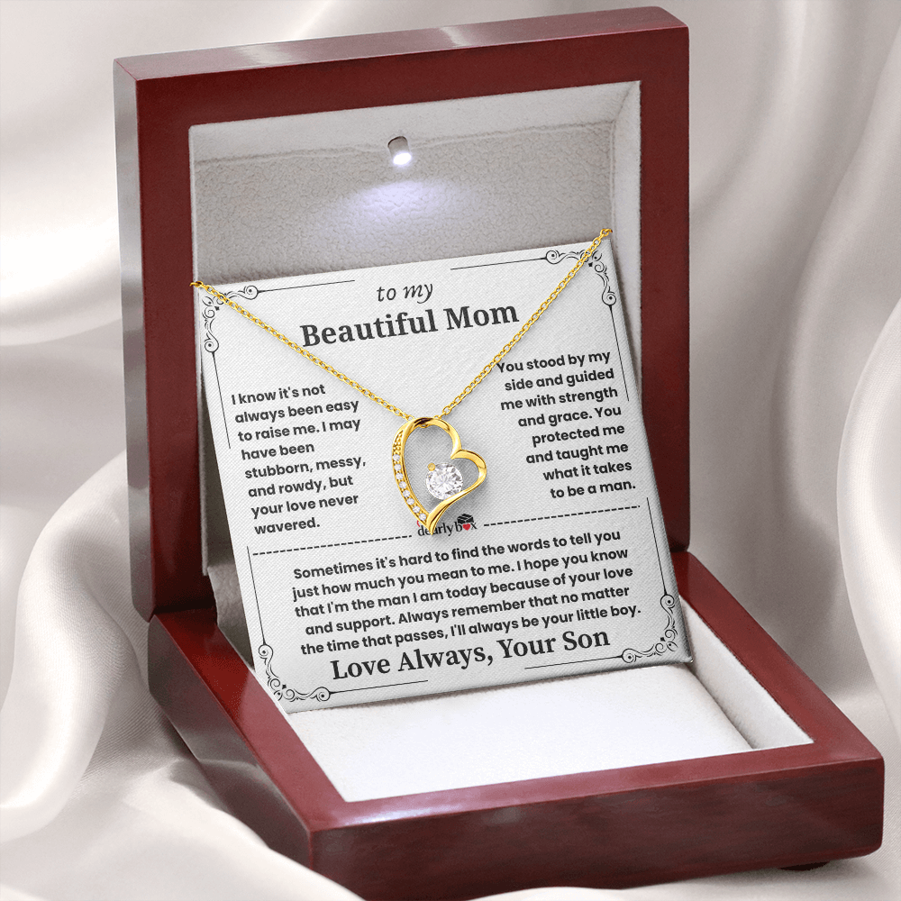 To My Mom - "Heart Love" Necklace