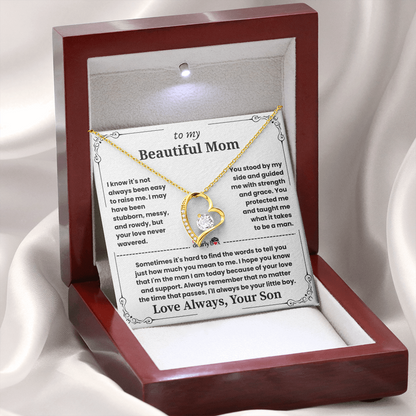 To My Mom - "Heart Love" Necklace