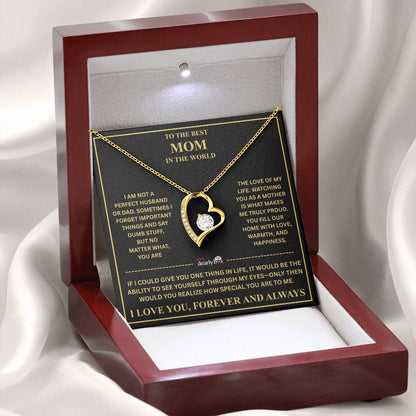 To The Best Mom - Forever Love Necklace