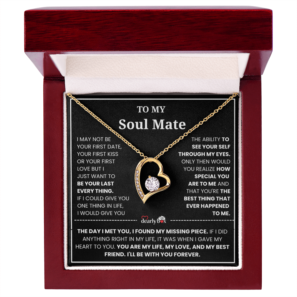 To My Soulmate || Forever Love Necklace