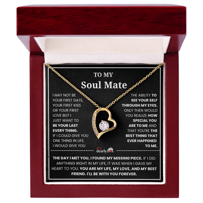 To My Soulmate || Forever Love Necklace