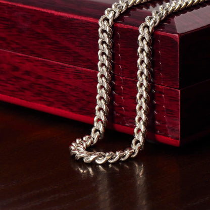 To My Son - "I LOVE YOU FOREVER" Cuban Link Chain