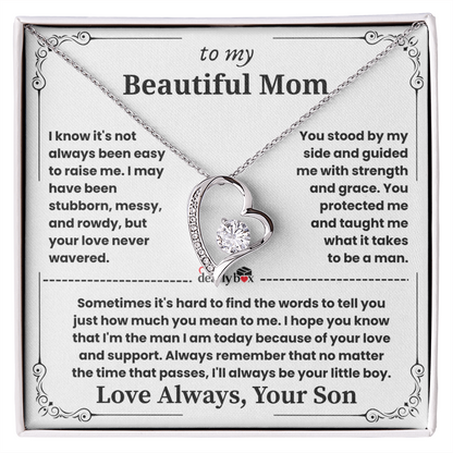 To My Mom - "Heart Love" Necklace