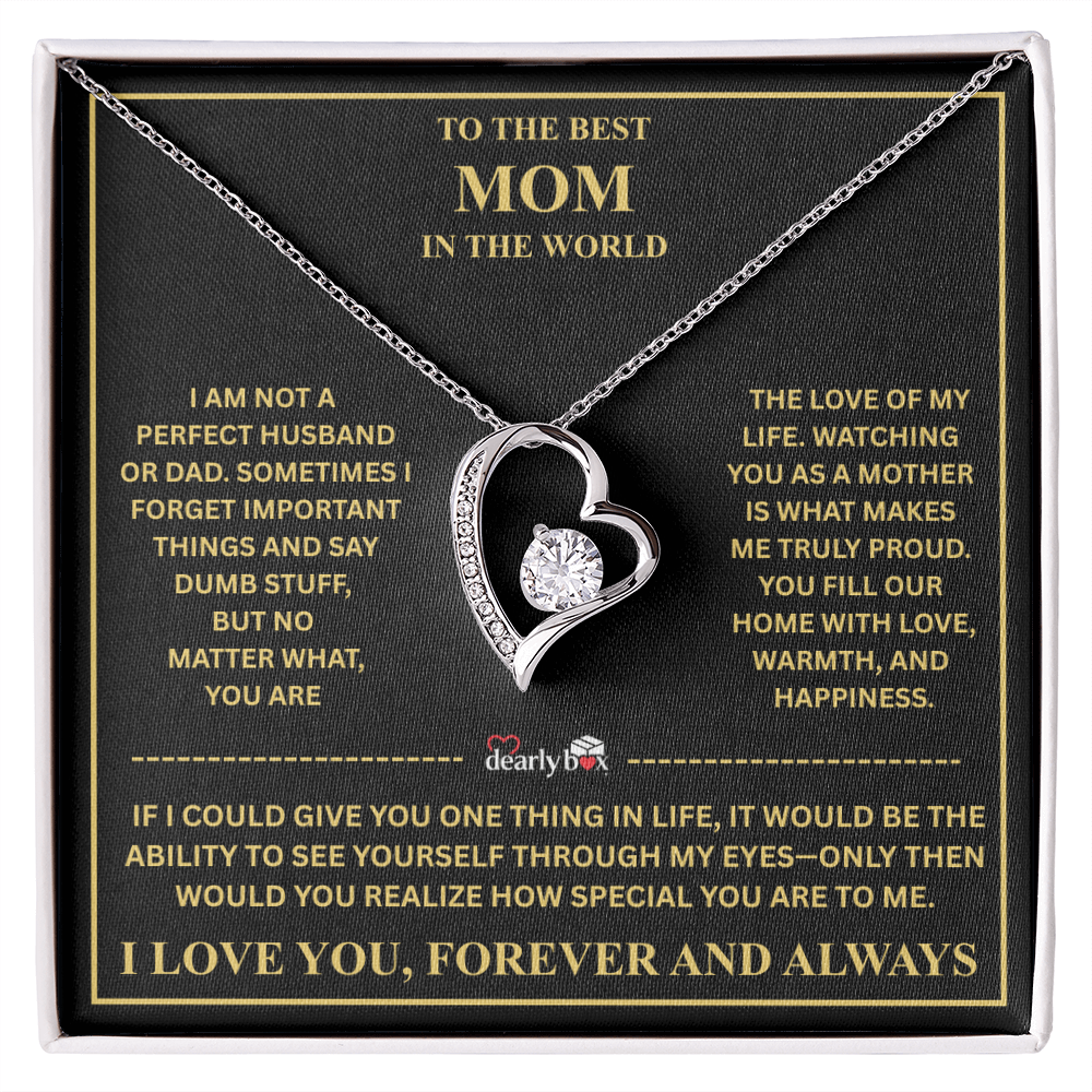 To The Best Mom - Forever Love Necklace