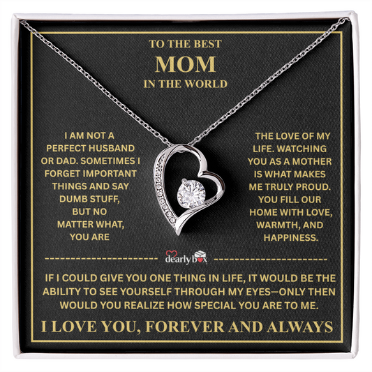 To The Best Mom - Forever Love Necklace