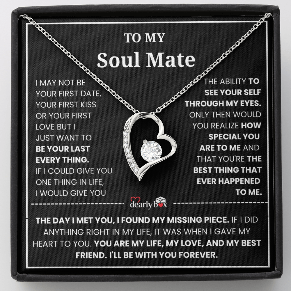 To My Soulmate || Forever Love Necklace