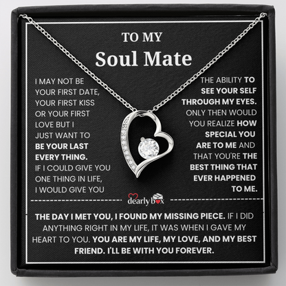 To My Soulmate || Forever Love Necklace