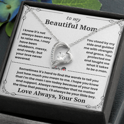 To My Mom - "Heart Love" Necklace