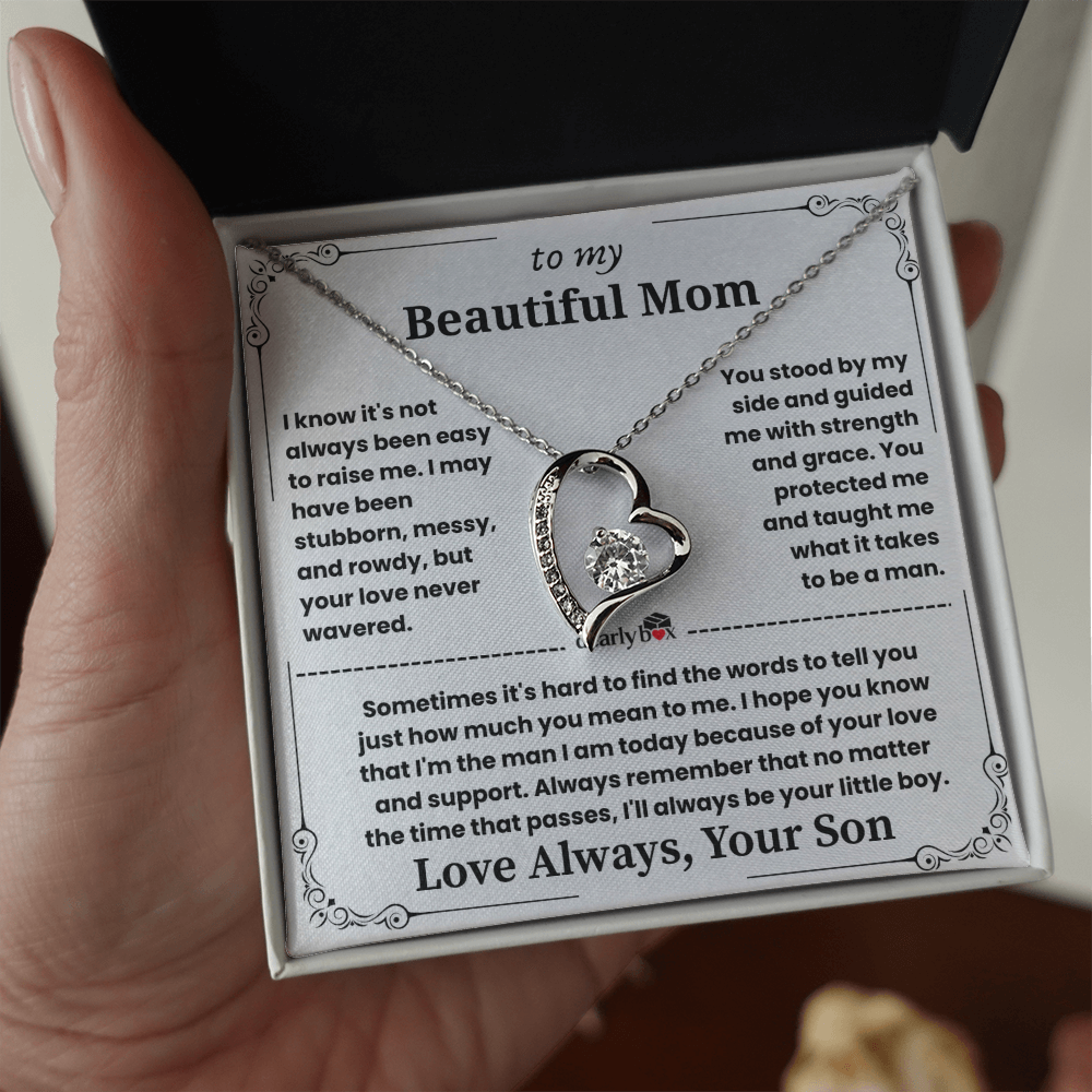 To My Mom - "Heart Love" Necklace