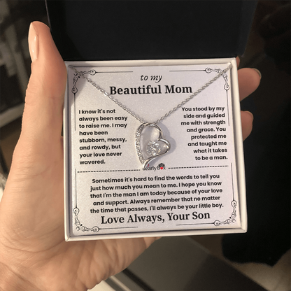 To My Mom - "Heart Love" Necklace