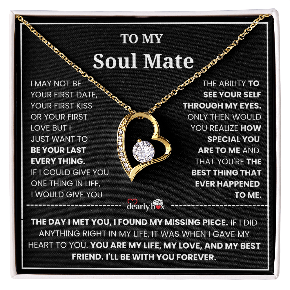To My Soulmate || Forever Love Necklace
