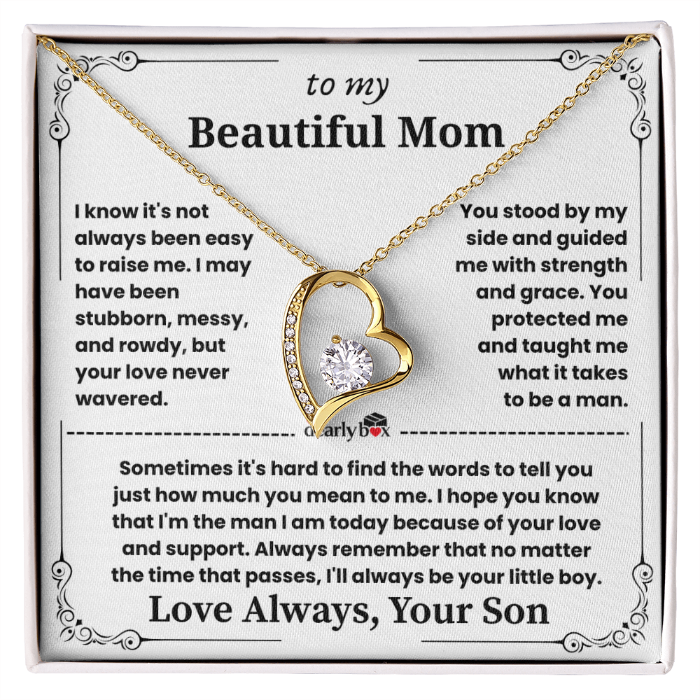 To My Mom - "Heart Love" Necklace