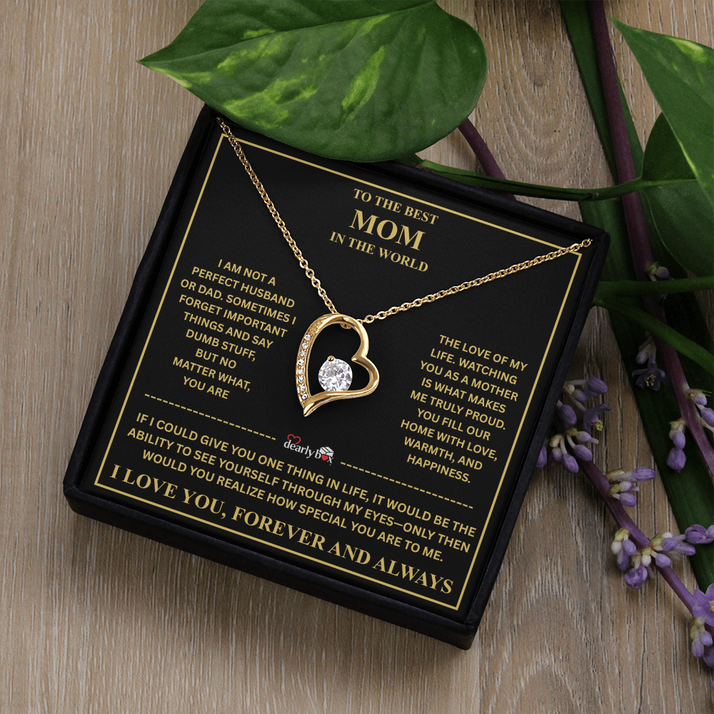To The Best Mom - Forever Love Necklace