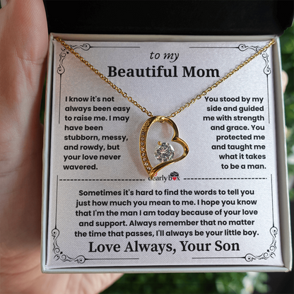 To My Mom - "Heart Love" Necklace