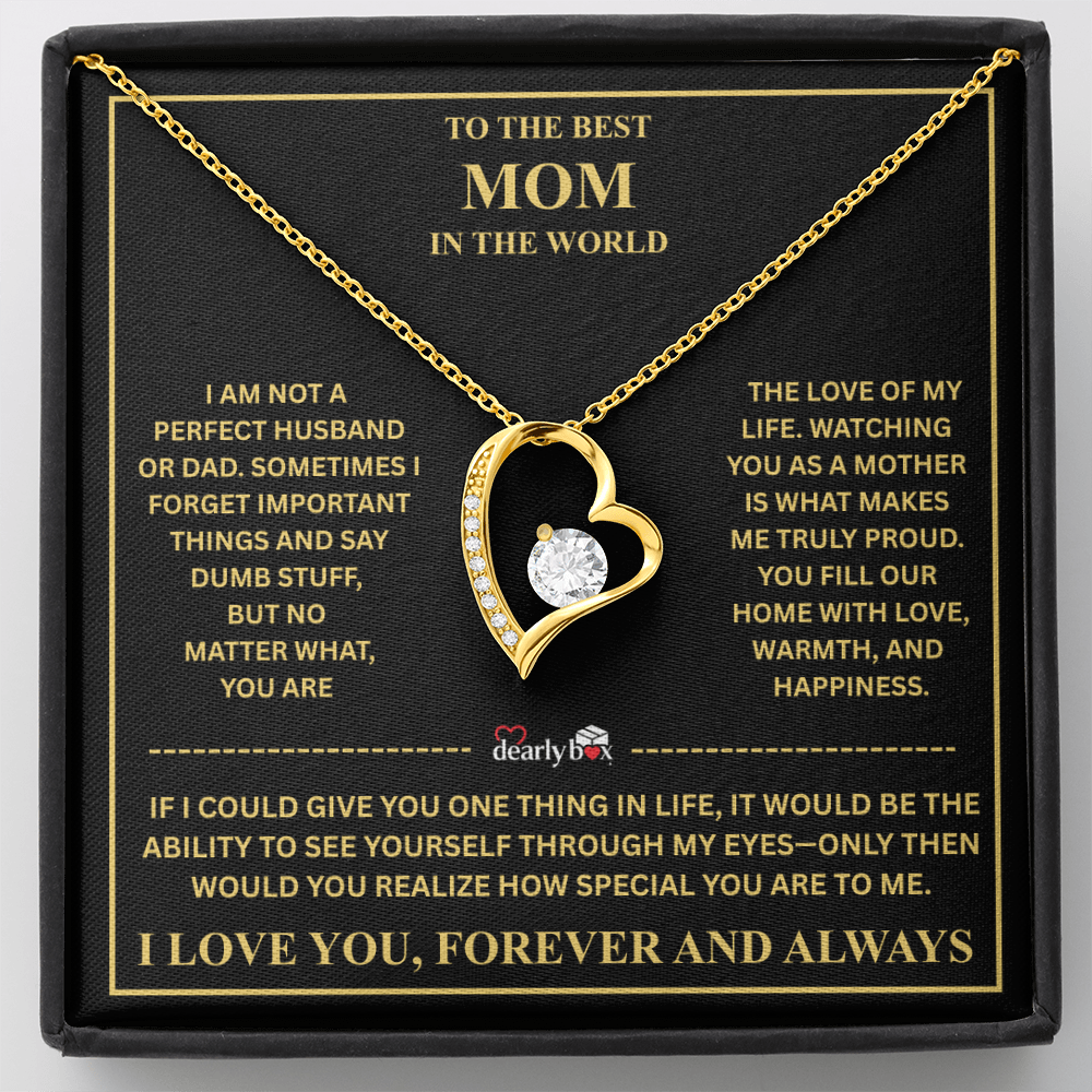 To The Best Mom - Forever Love Necklace
