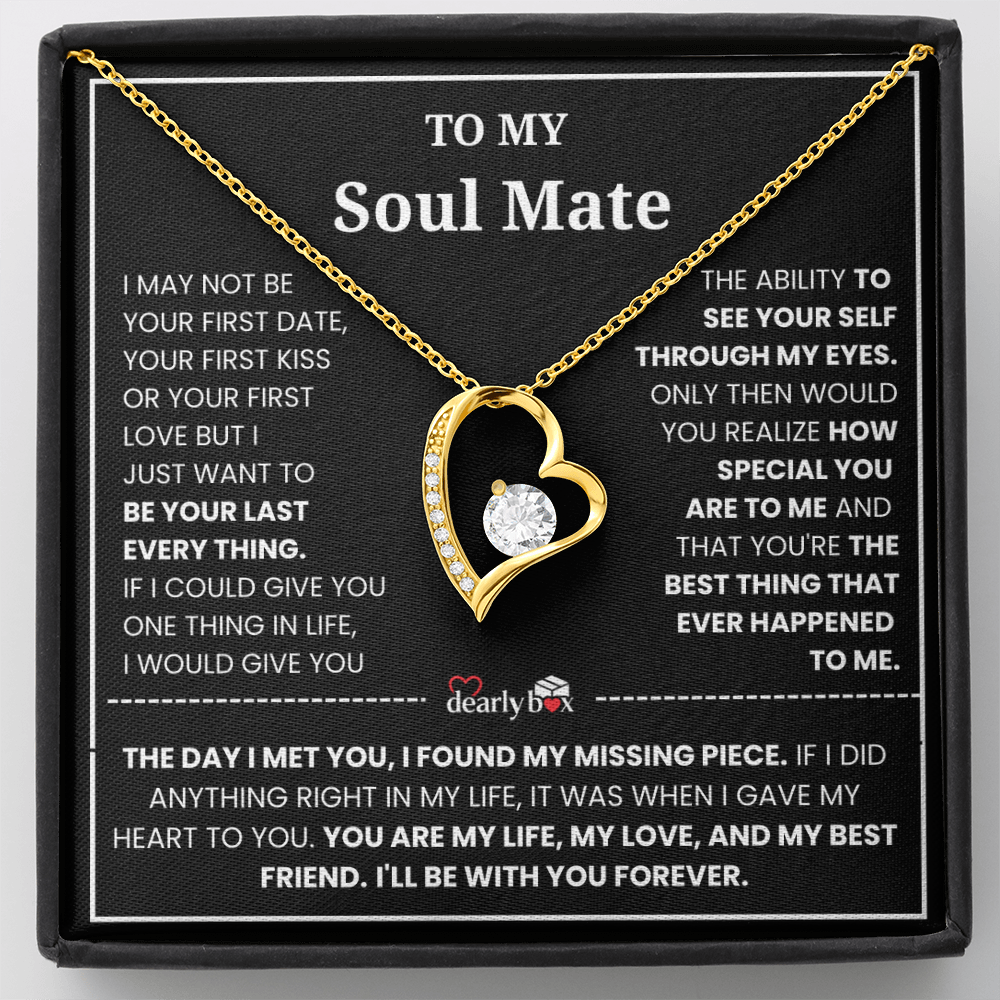 To My Soulmate || Forever Love Necklace