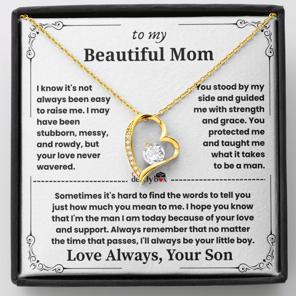 To My Mom - "Heart Love" Necklace