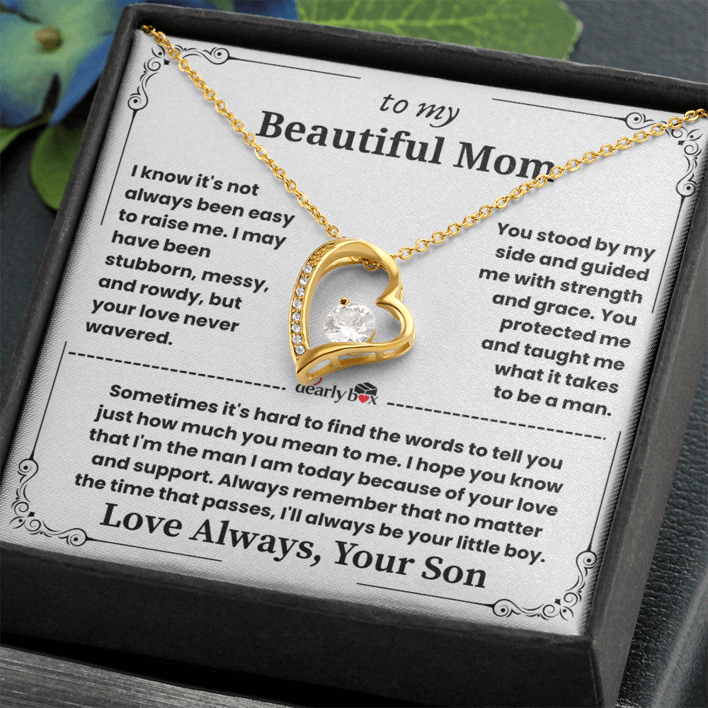 To My Mom - "Heart Love" Necklace