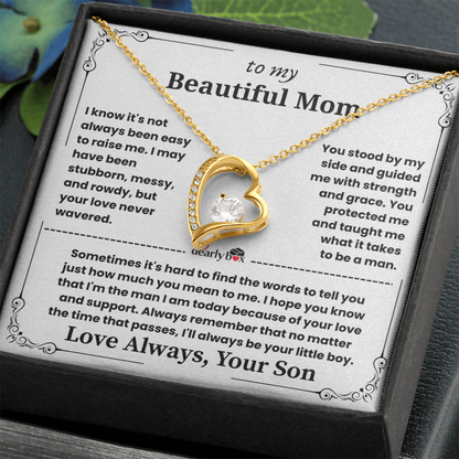 To My Mom - "Heart Love" Necklace