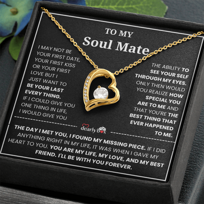 To My Soulmate || Forever Love Necklace