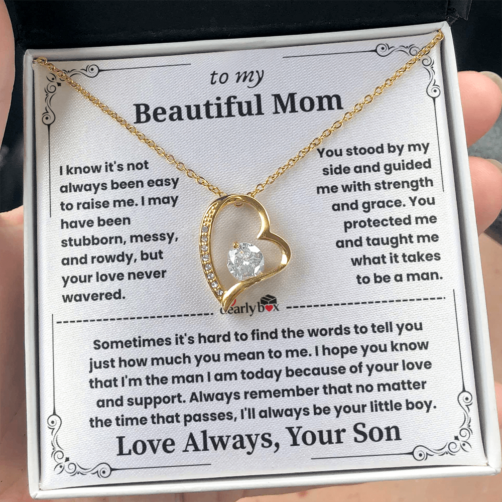 To My Mom - "Heart Love" Necklace