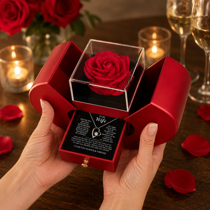 To My Beautiful Wife - I Love You Forever - [Forever Rose Box]