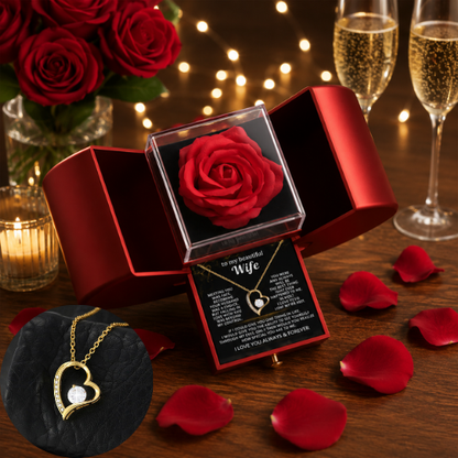 To My Beautiful Wife - I Love You Forever - [Forever Rose Box]